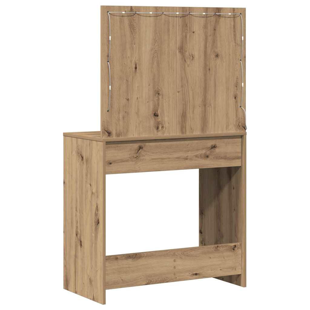 Kosmetinis staliukas artisano ąžuolo 78.5 x 41 x 135 cm