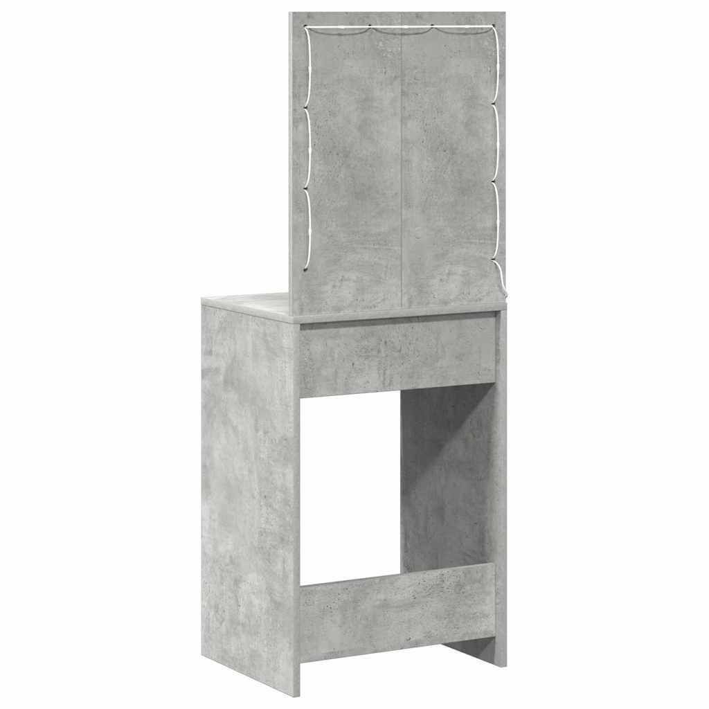 Kosmetinis staliukas su stalčių Betono pilka 50 x 41 x 135 cm