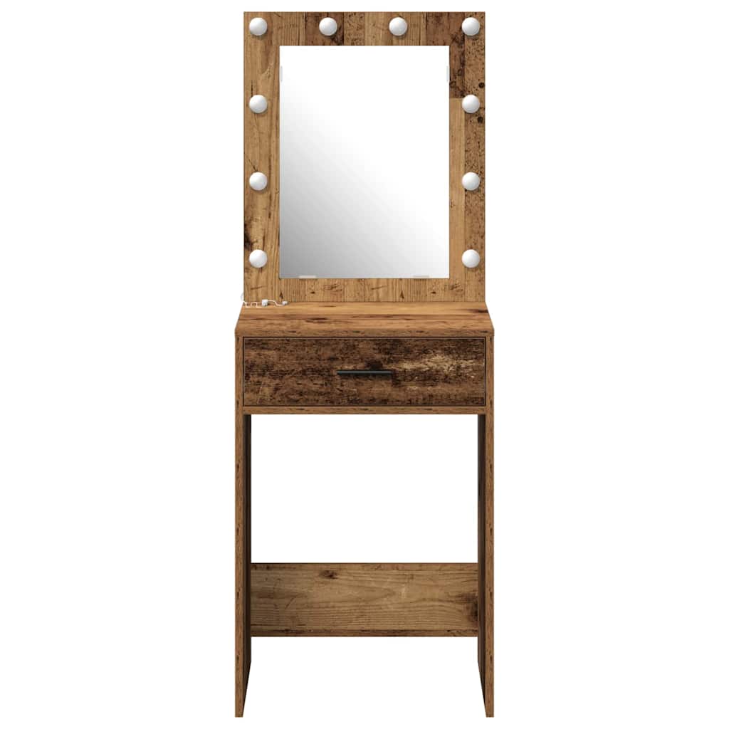 Kosmetinis staliukas Senovinis medis 50 x 41 x 135 cm