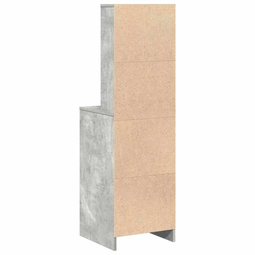 Augsts skapītis Betona pelēks 40 x 41 x 135 cm Apstrādāta koksne
