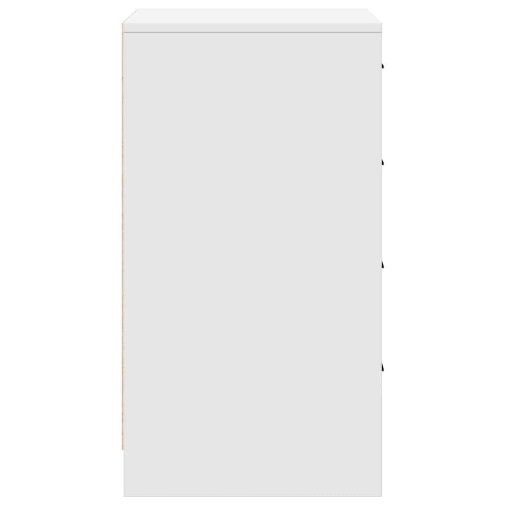 Kumode ar atvilktnēm Balta 40 x 41 x 75 cm Apstrādāta koksne