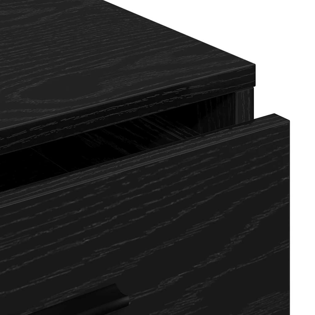 Kabale black oak 40 x 41 x 75 cm Engineered wood
