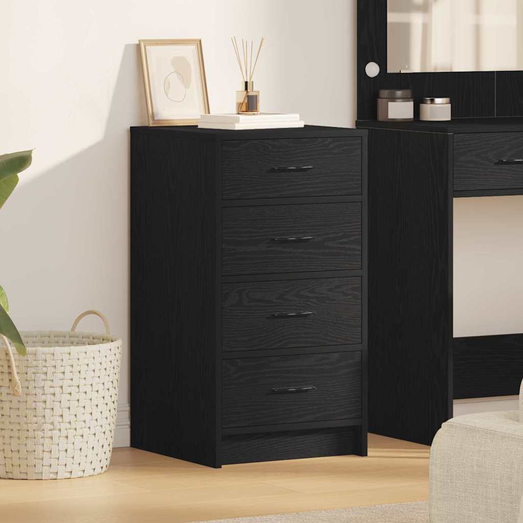 Kabale black oak 40 x 41 x 75 cm Engineered wood