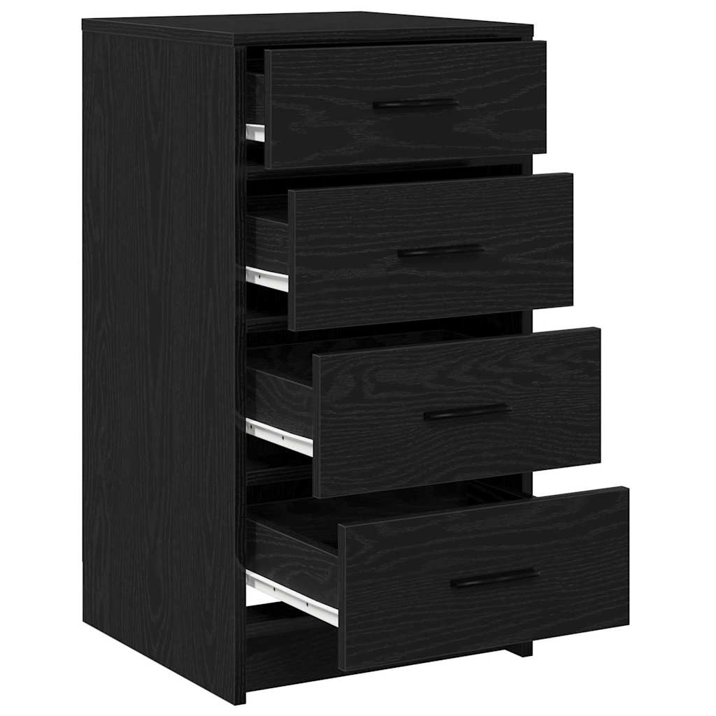 Kabale black oak 40 x 41 x 75 cm Engineered wood
