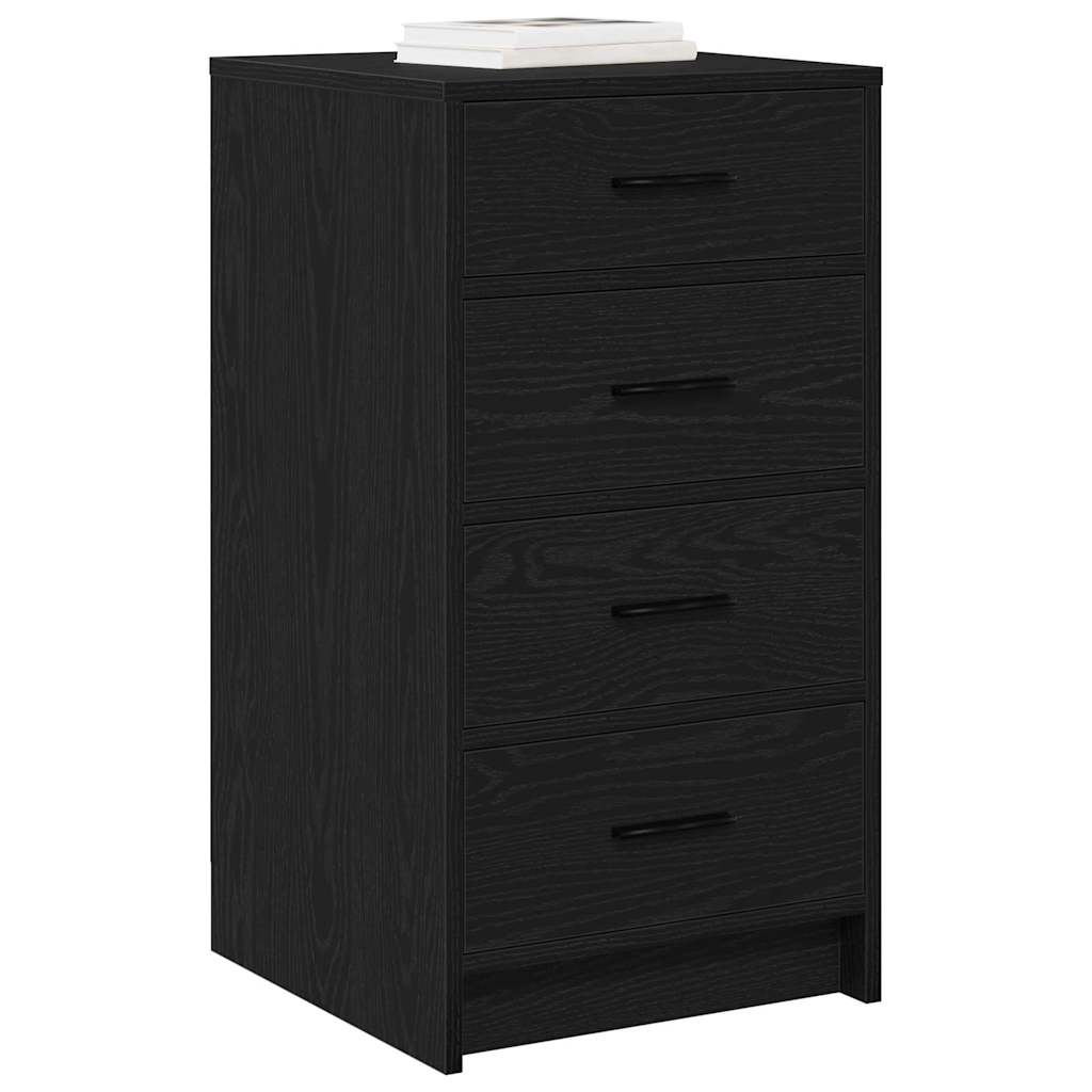 Kabale black oak 40 x 41 x 75 cm Engineered wood