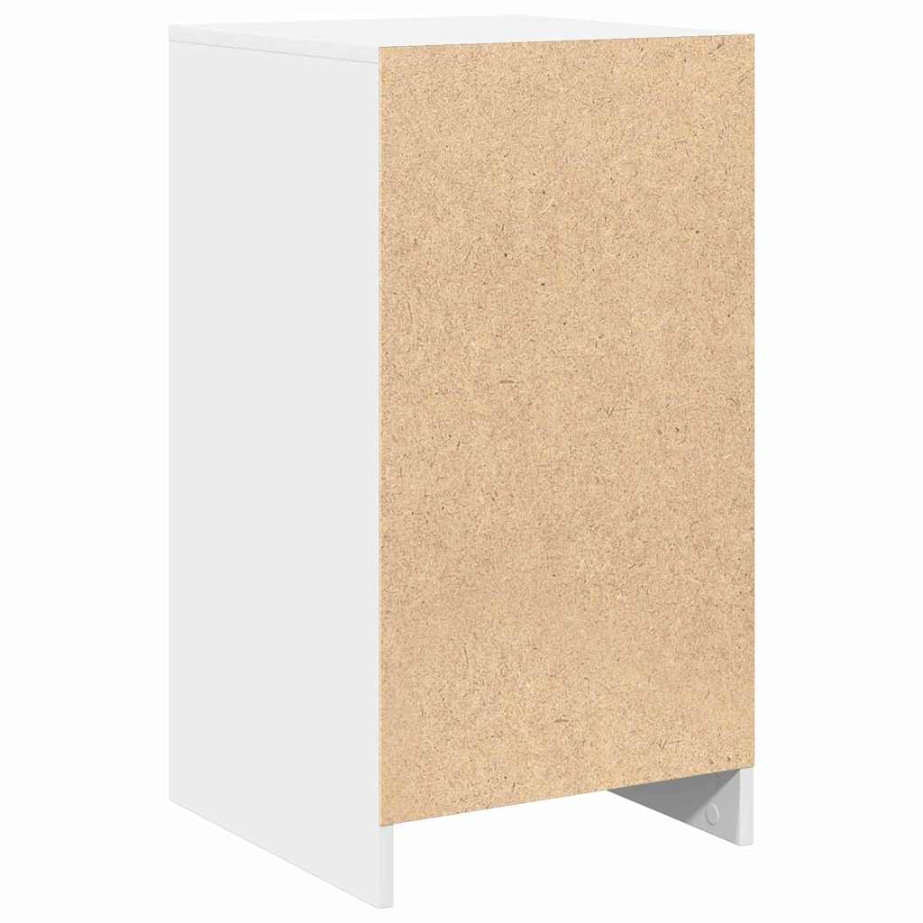 Cabinet with drawer White 40 x 40.5 x 75 cm Engineered wood