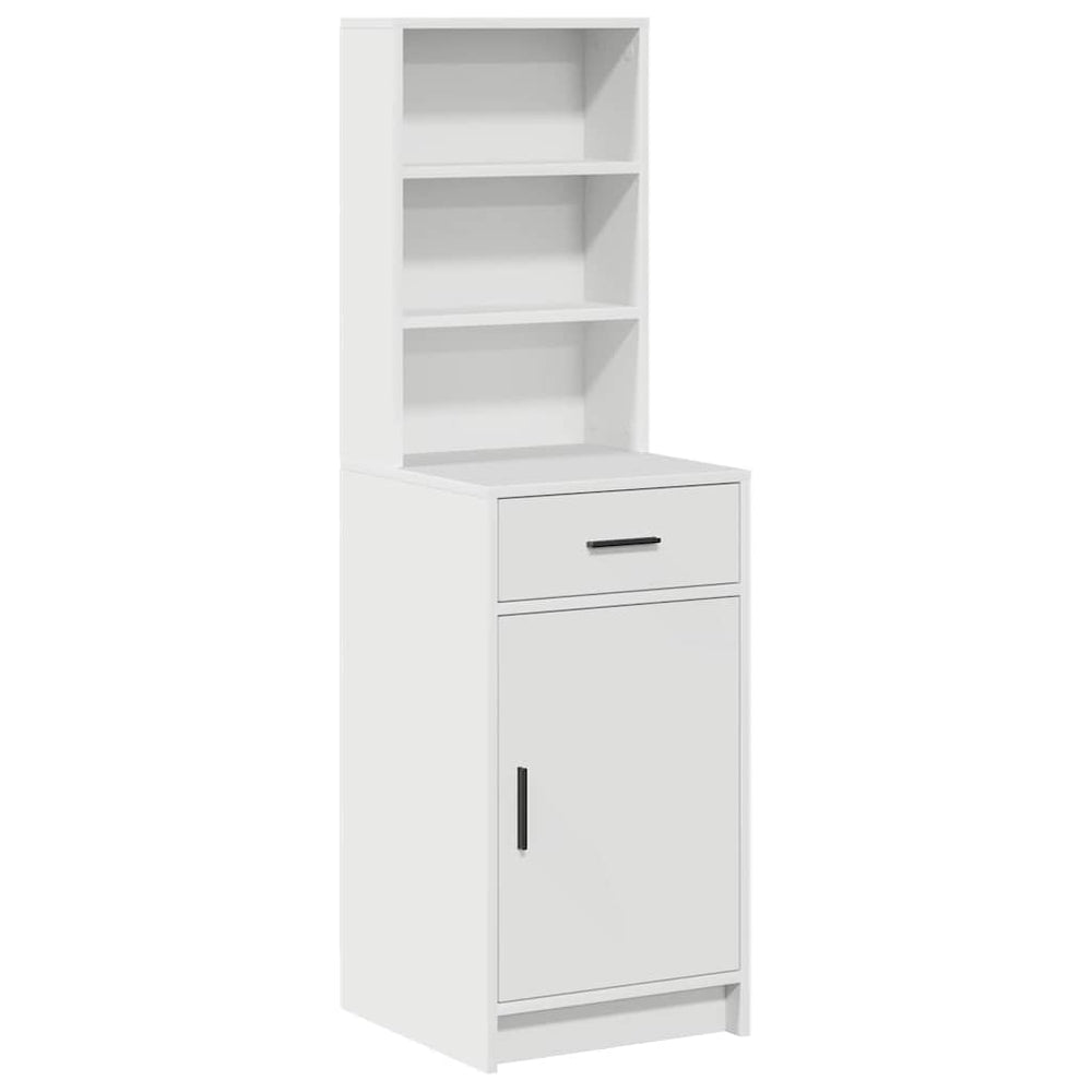 Highboard White 40 x 40.5 x 135 cm Engineered Wood