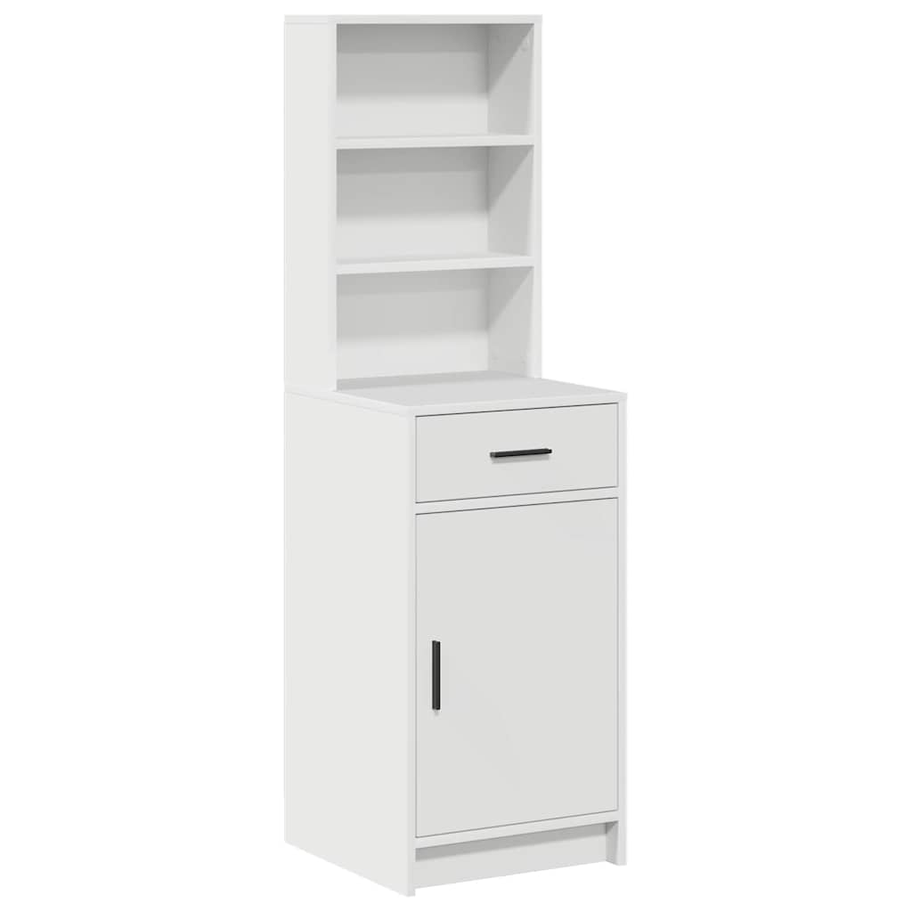 Highboard White 40 x 40.5 x 135 cm Engineered Wood