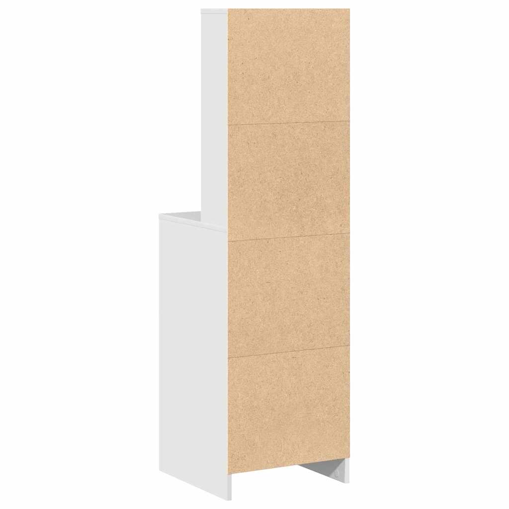Highboard White 40 x 40.5 x 135 cm Engineered Wood