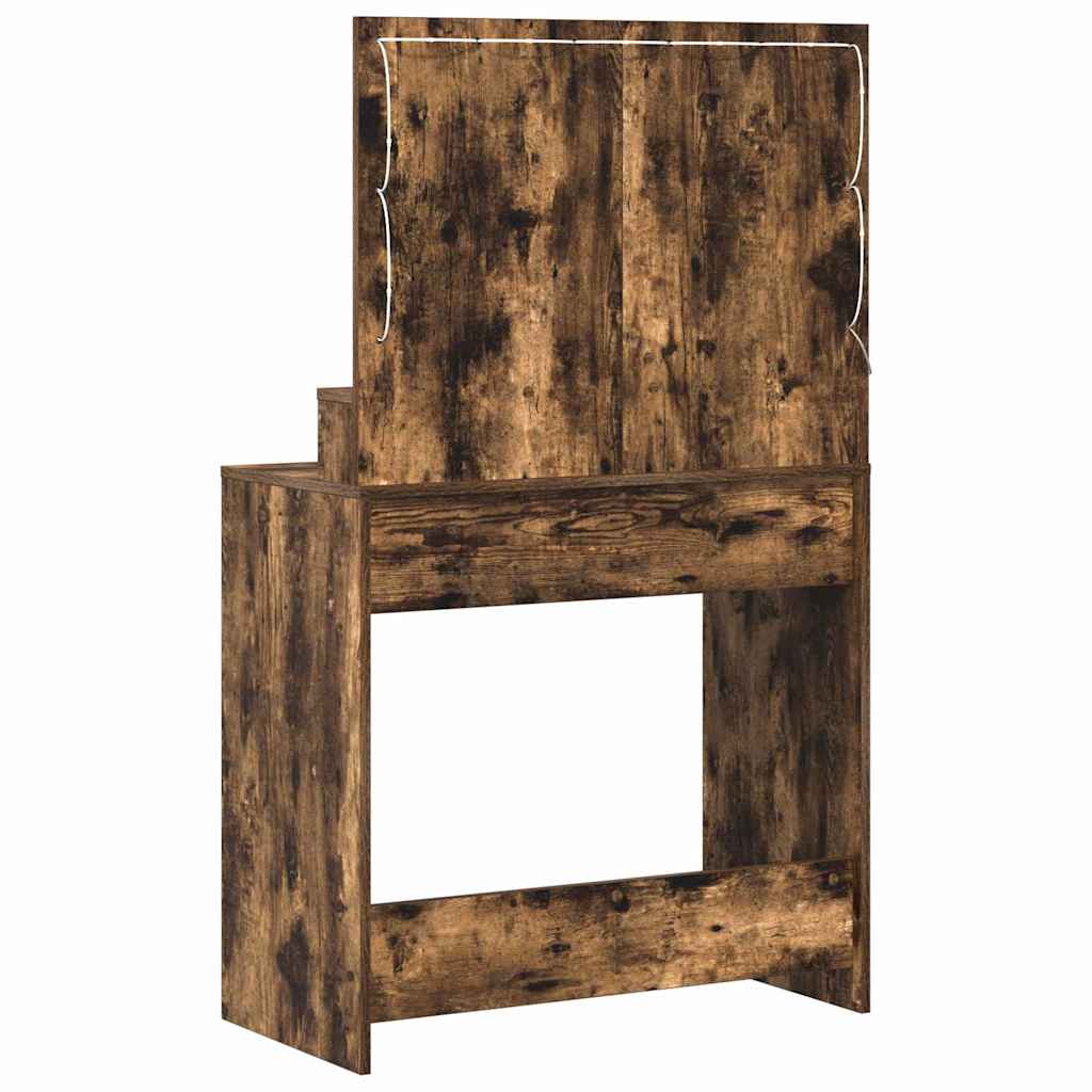 Makiažo stalas Rūkyta ąžuolas 79 x 41 x 135 cm Apdirbta mediena