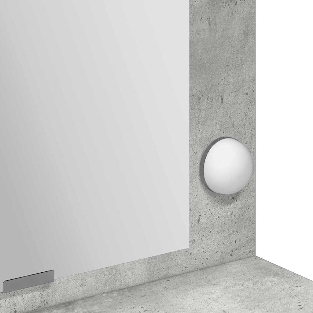 Tualetes galdiņš Betona pelēks 100 x 41 x 135 cm Apstrādāta koksne