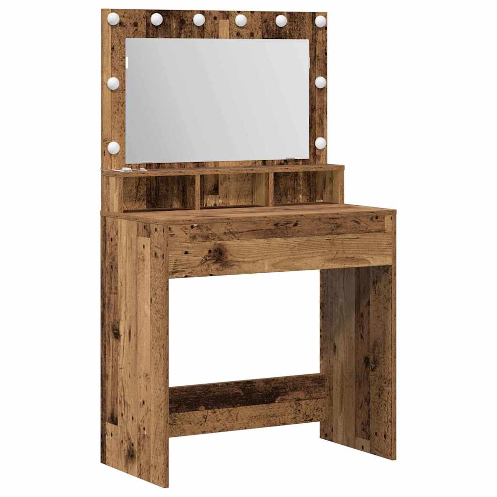 Makiažo stalas Senas medis 75,5 x 41 x 135 cm Apdirbta mediena