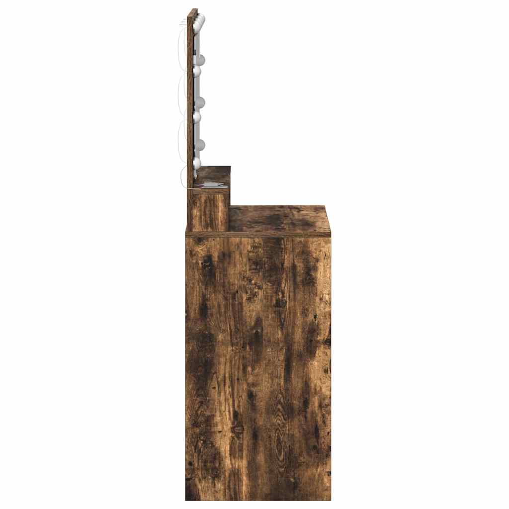 Makiažo stalas Rūkyta ąžuolas 50 x 41 x 135 cm Apdirbta mediena