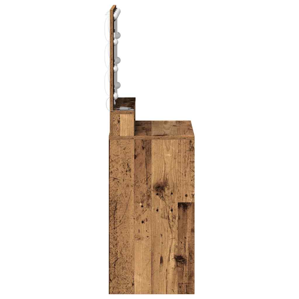 Makiažo stalas Senas medis 50 x 41 x 135 cm Apdirbta mediena