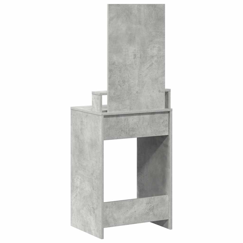 Makiažo stalas Betono pilka 50 x 41 x 140 cm Apdirbta mediena