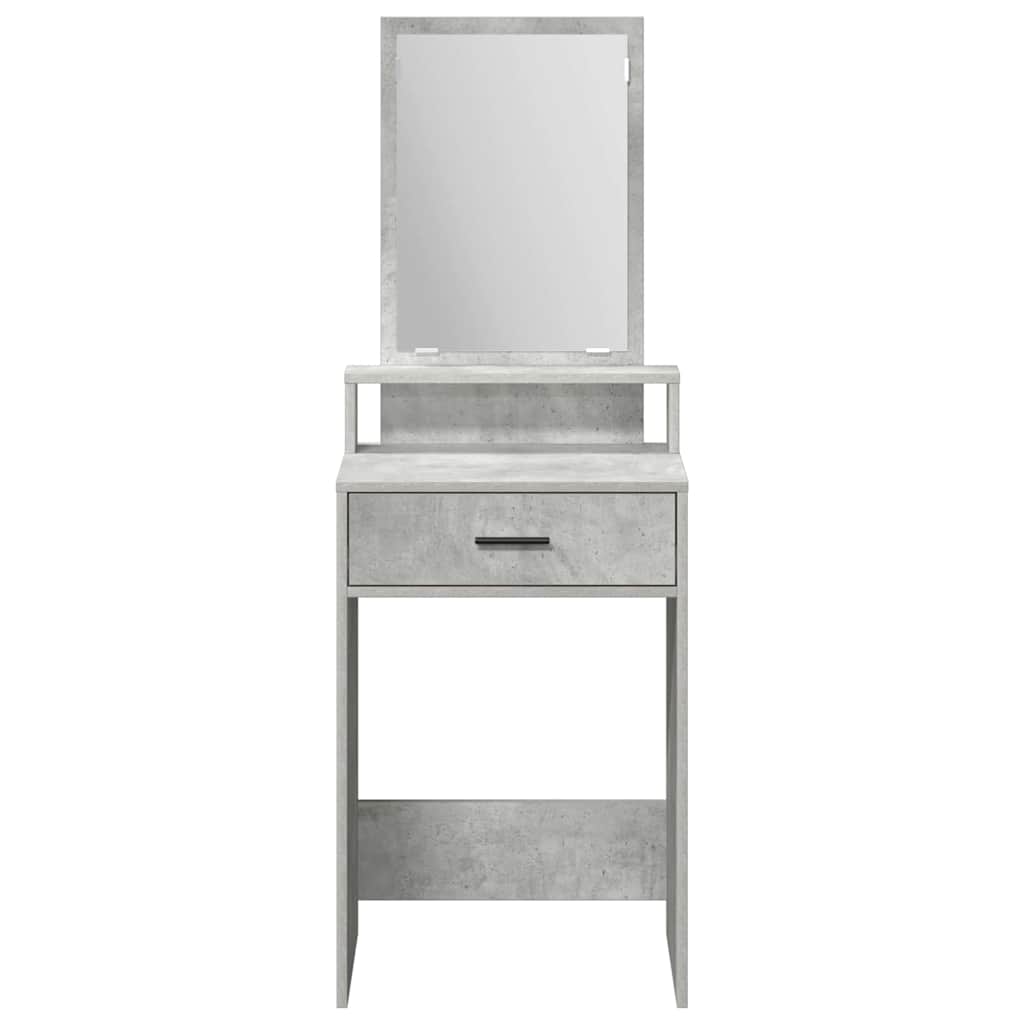 Makiažo stalas Betono pilka 50 x 41 x 140 cm Apdirbta mediena