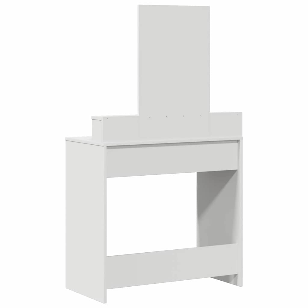 Dressing Table White 79 x 41 x 140 cm Engineered Wood