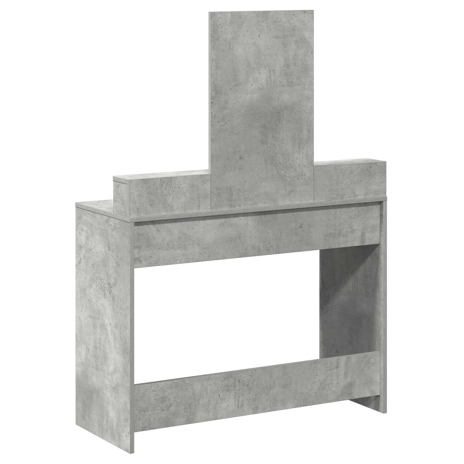 Makiažo stalas Betono pilka 100 x 41 x 140 cm Apdirbta mediena
