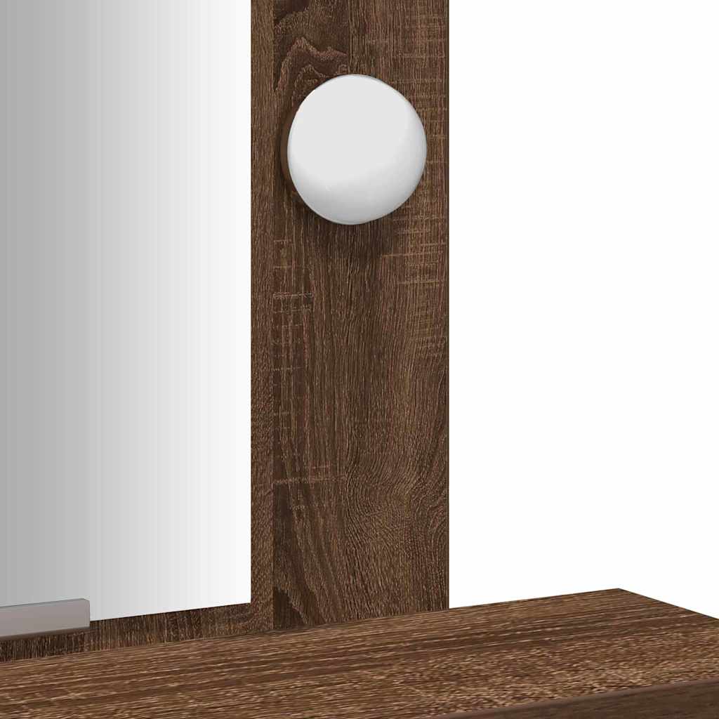 Dressing Table Brown 50 x 41 x 140 cm Engineered Wood