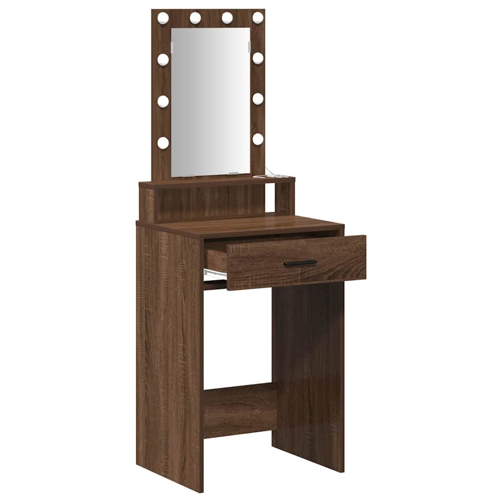 Dressing Table Brown 50 x 41 x 140 cm Engineered Wood