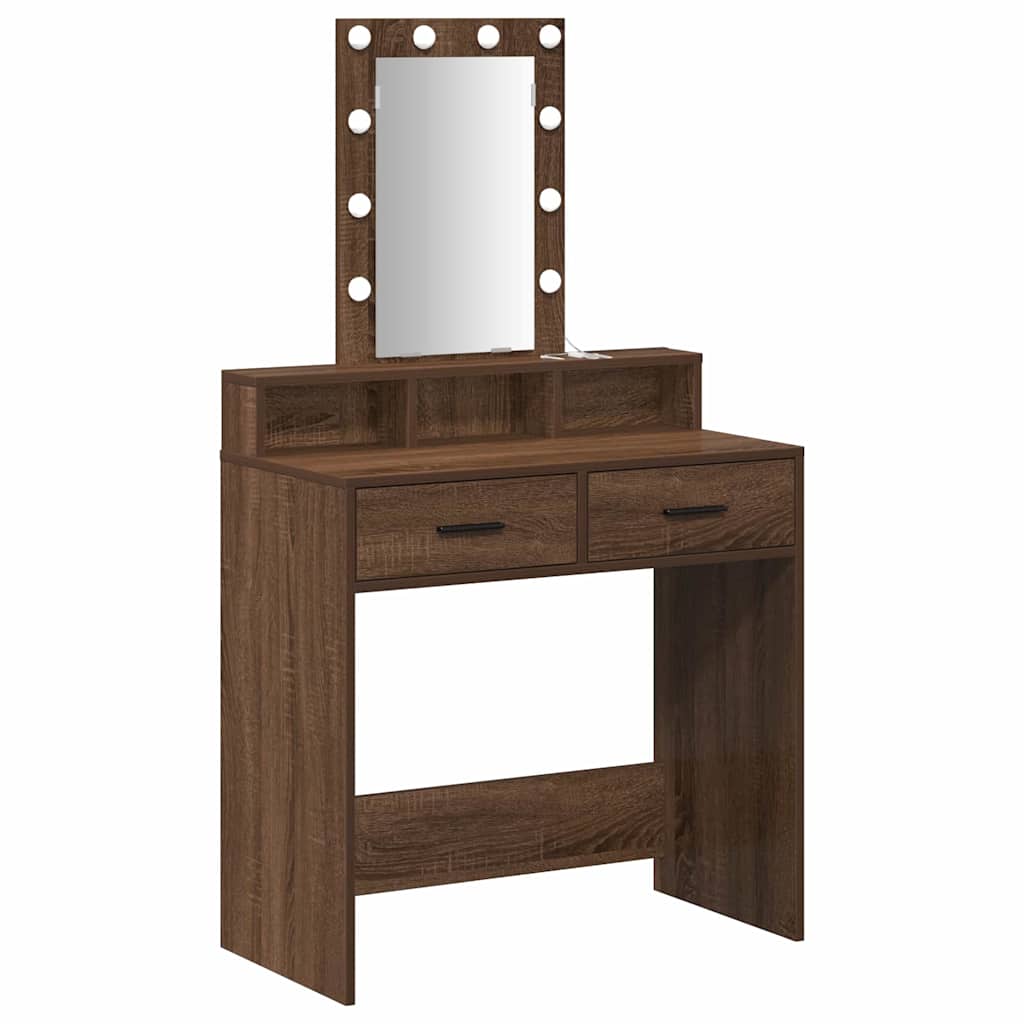 Makiažo stalas Ruda 79 x 41 x 140 cm Apdirbta mediena