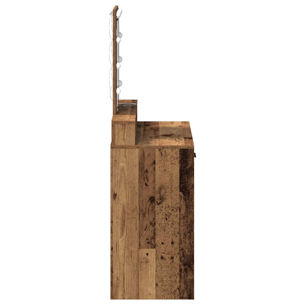 Make-up Table Brown 79 x 41 x 140 cm Engineered Wood