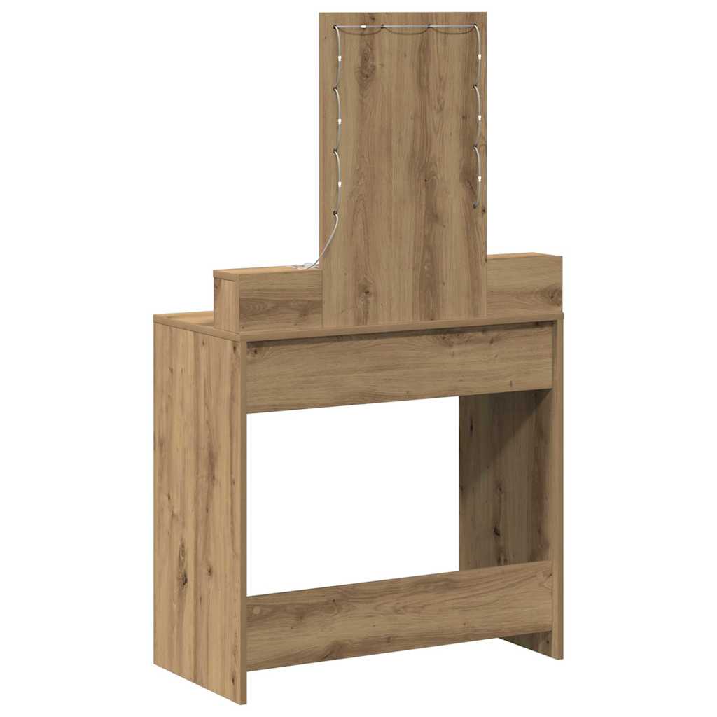 Make-up Table Brown 79 x 41 x 140 cm Engineered Wood