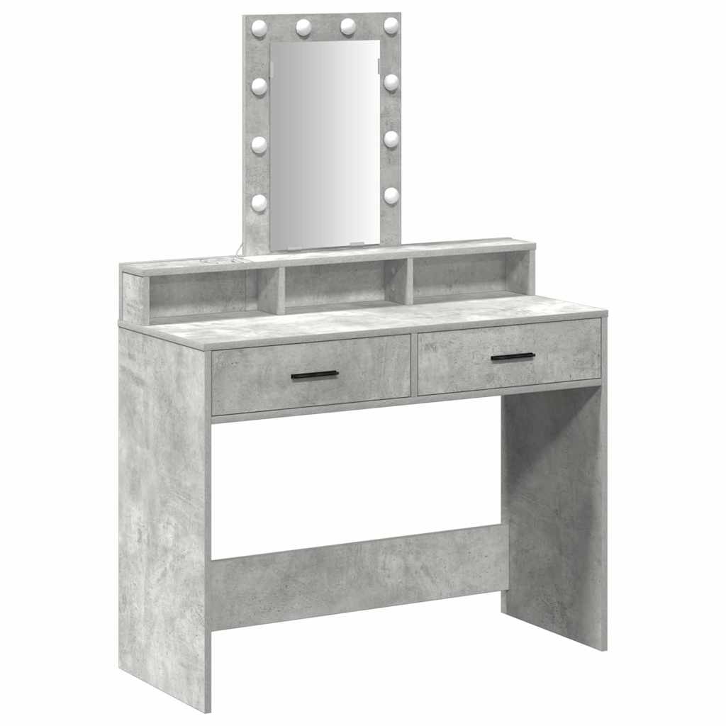 Makiažo stalas Pilka 100 x 41 x 140 cm Apdirbta mediena