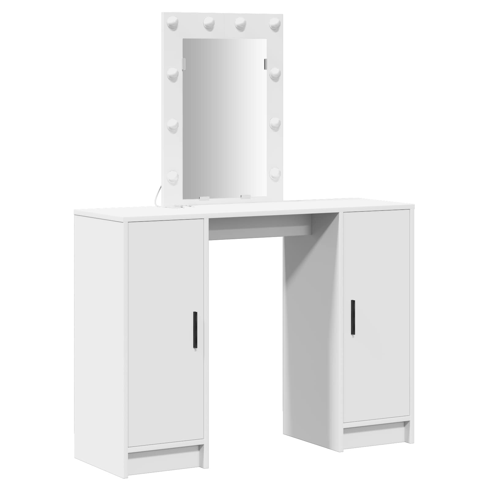 Makeup Table White 102 x 33 x 135 cm Engineered wood