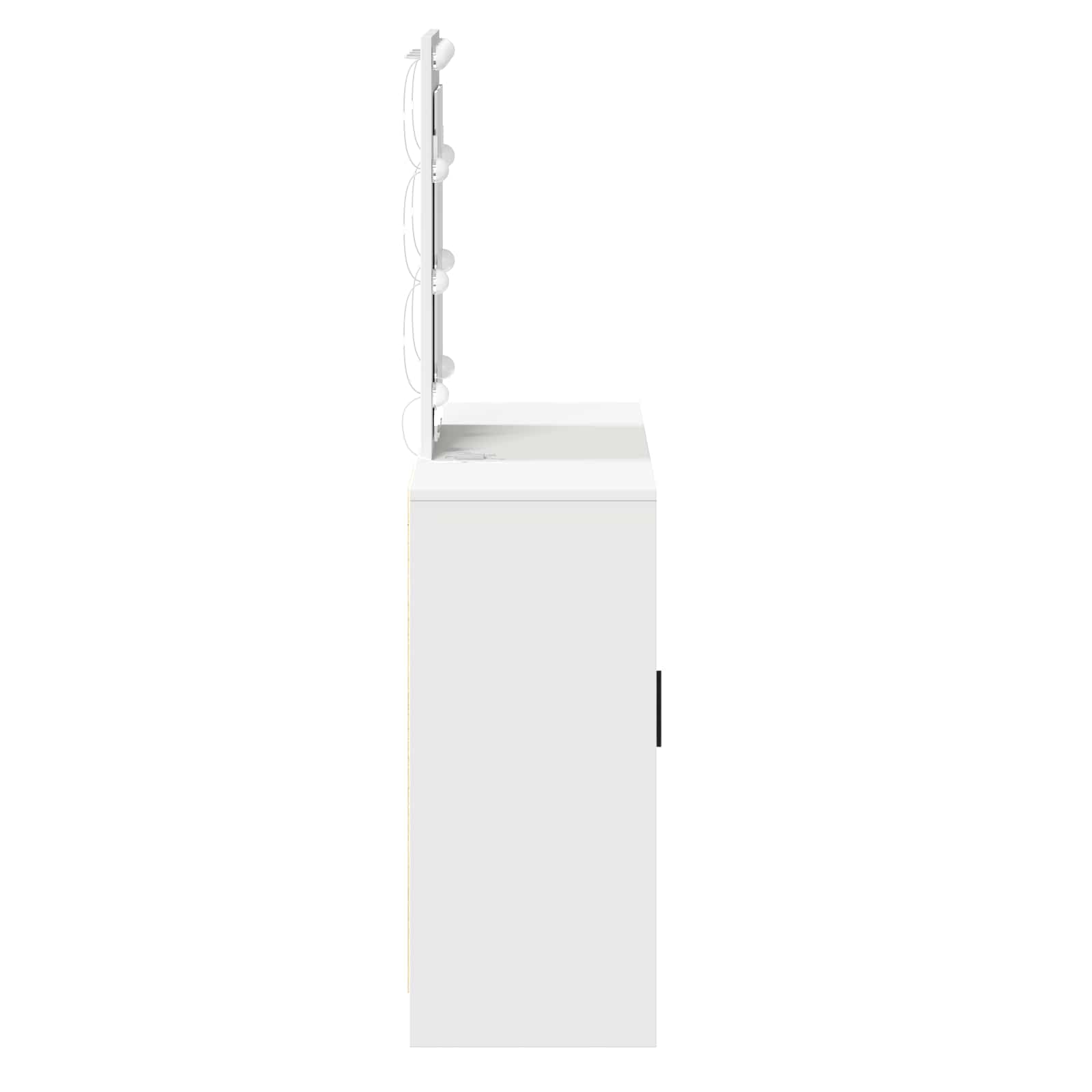 Makeup Table White 102 x 33 x 135 cm Engineered wood