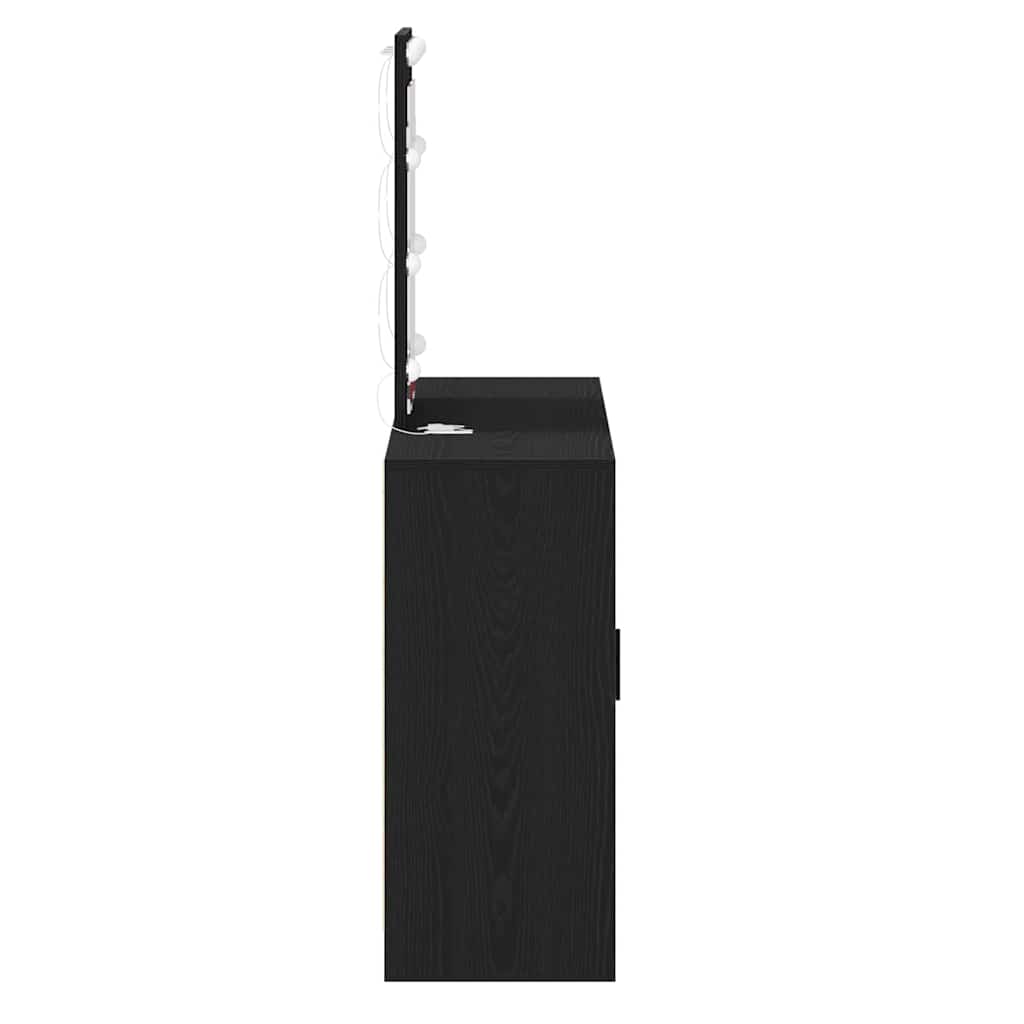 Makiažo stalas Juoda 102 x 33 x 135 cm Apdirbta mediena