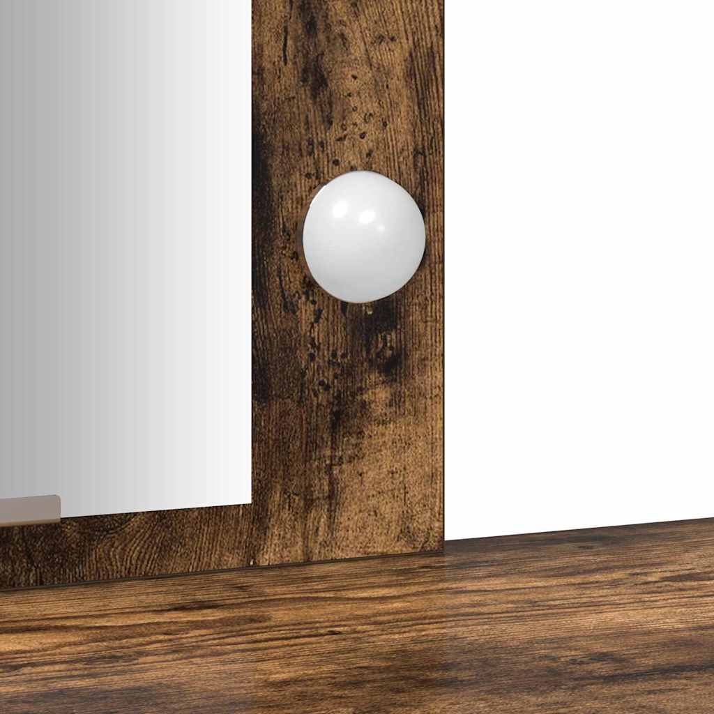 Dressing Table Brown 102 x 33 x 135 cm Engineered Wood