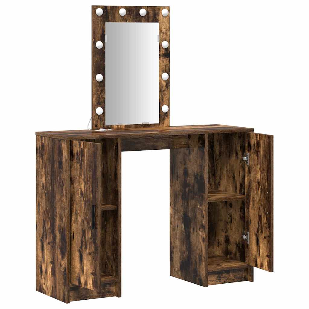 Dressing Table Brown 102 x 33 x 135 cm Engineered Wood
