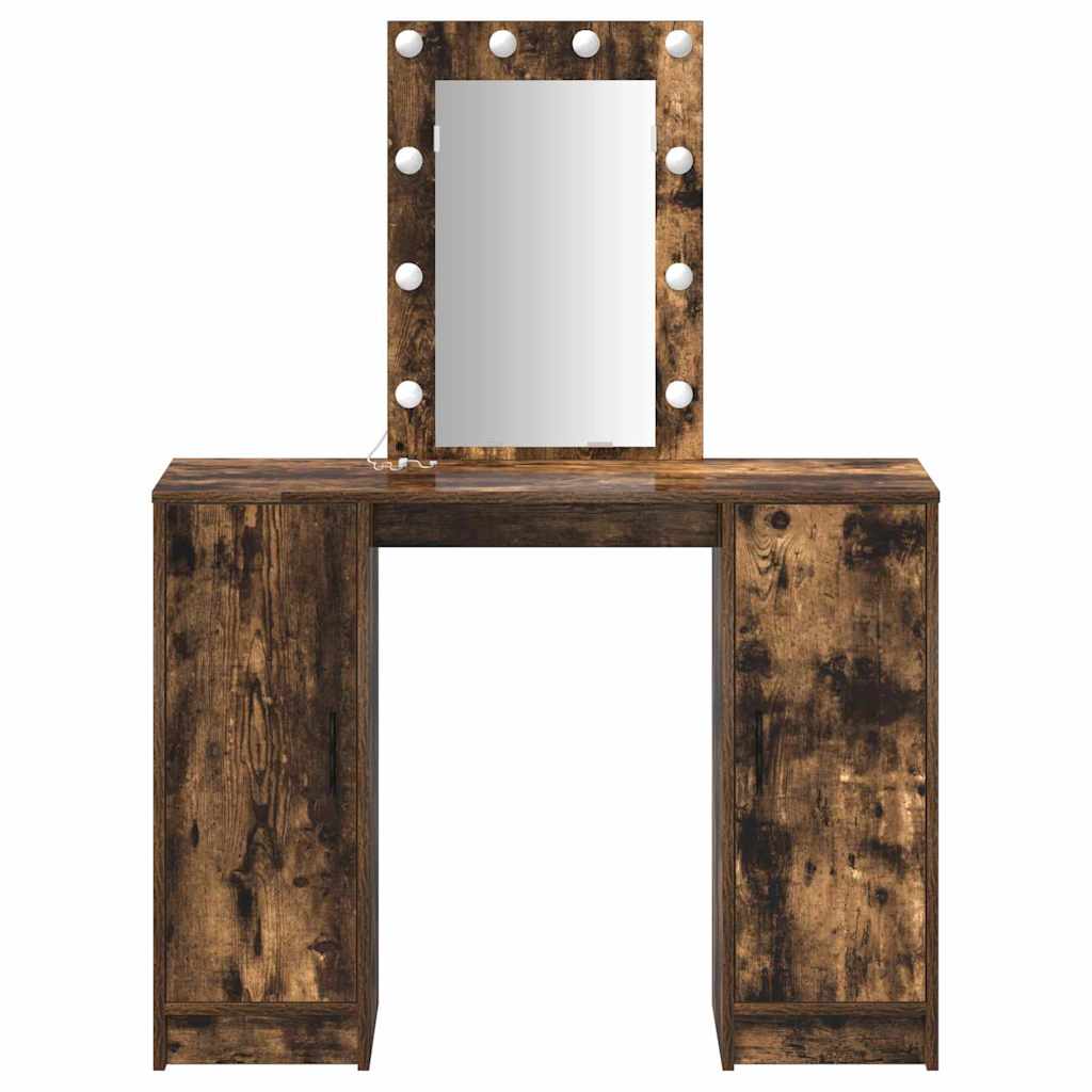 Dressing Table Brown 102 x 33 x 135 cm Engineered Wood