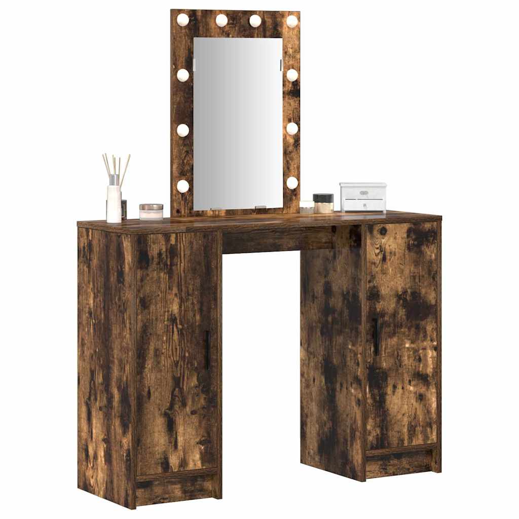 Dressing Table Brown 102 x 33 x 135 cm Engineered Wood