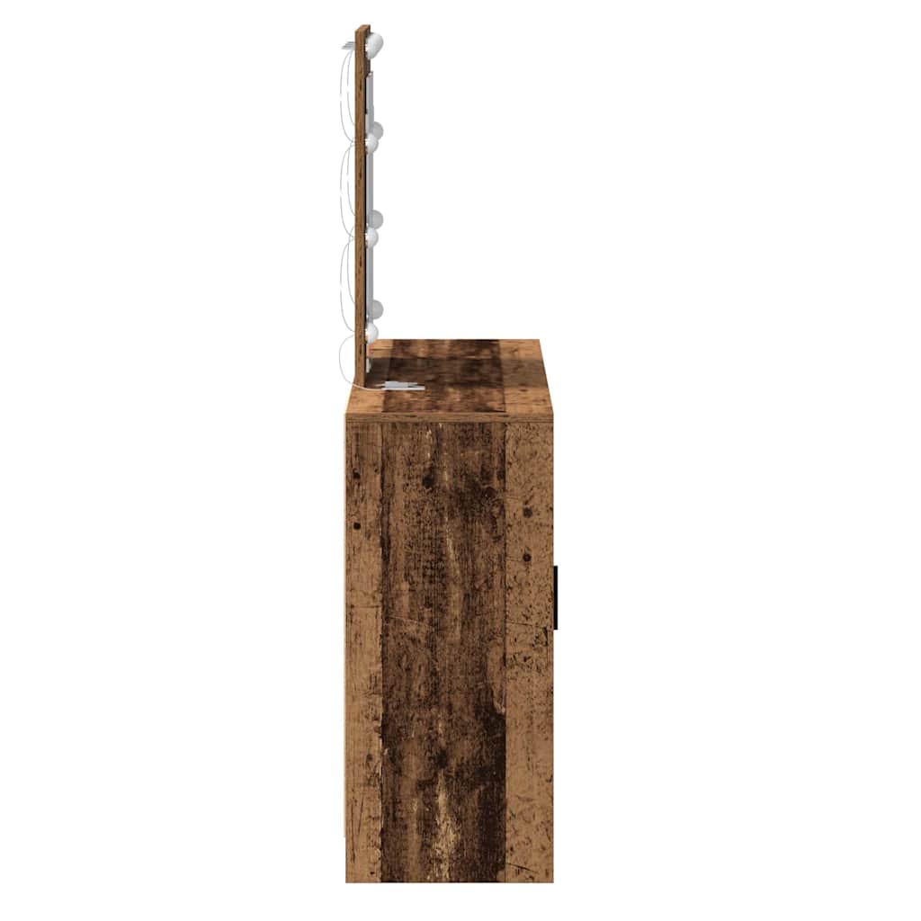 Tualetes galdiņš Brūns 102 x 33 x 135 cm Apstrādāta koksne