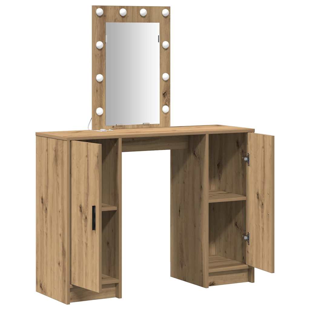 Makiažo stalas Ruda 102 x 33 x 135 cm Apdirbta mediena