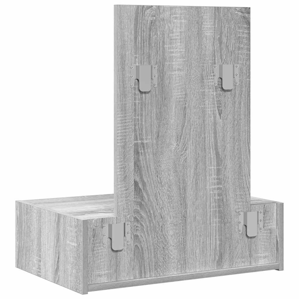 Dressing Table Grey 60 x 40 x 70 cm Engineered wood