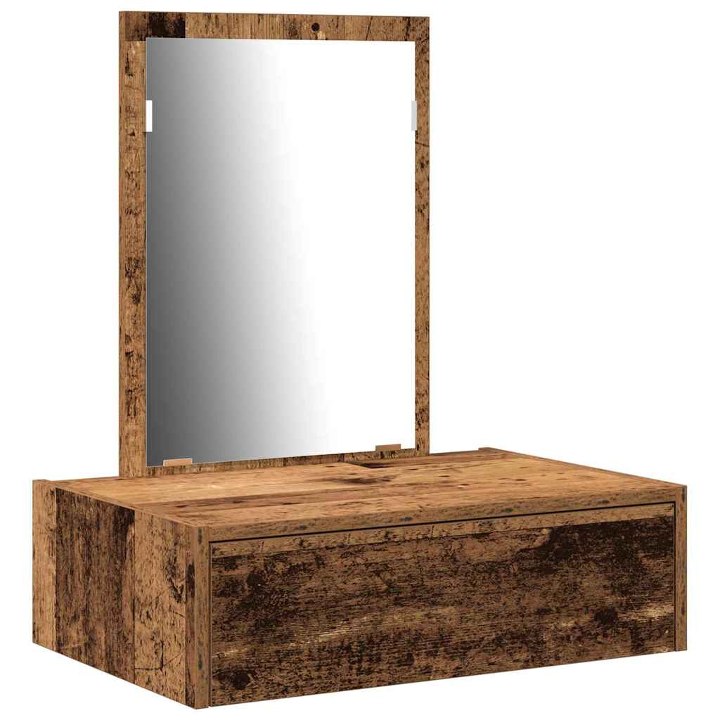 Dressing Table with Drawer Brown 60 x 40 x 70 cm Engineered Wood