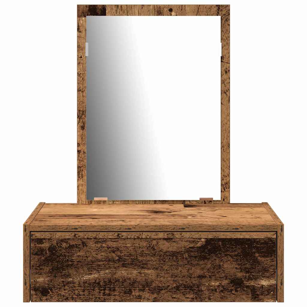 Dressing Table with Drawer Brown 60 x 40 x 70 cm Engineered Wood