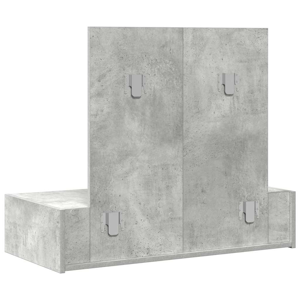 Grima galds Pelēks 83 x 40 x 70 cm Apstrādāta koksne