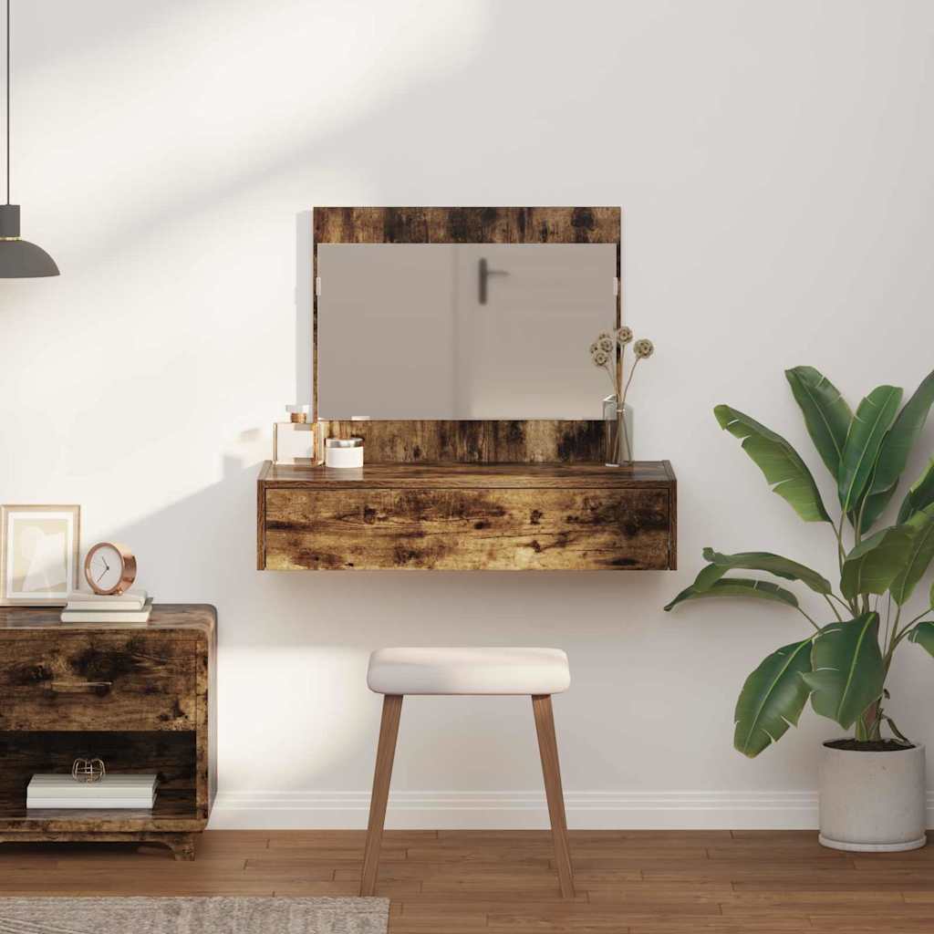 Makiažo stalas su stalčių Ruda 83 x 40 x 70 cm Apdirbta mediena