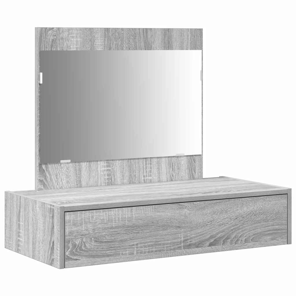 Dressing Table Grey 83 x 40 x 70 cm Engineered Wood