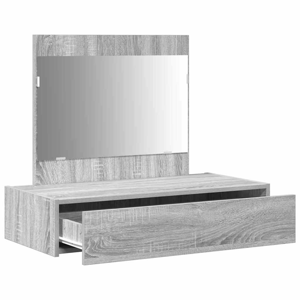 Dressing Table Grey 83 x 40 x 70 cm Engineered Wood