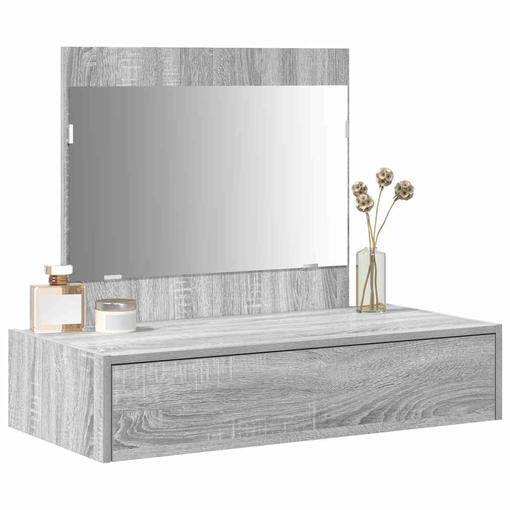 Dressing Table Grey 83 x 40 x 70 cm Engineered Wood