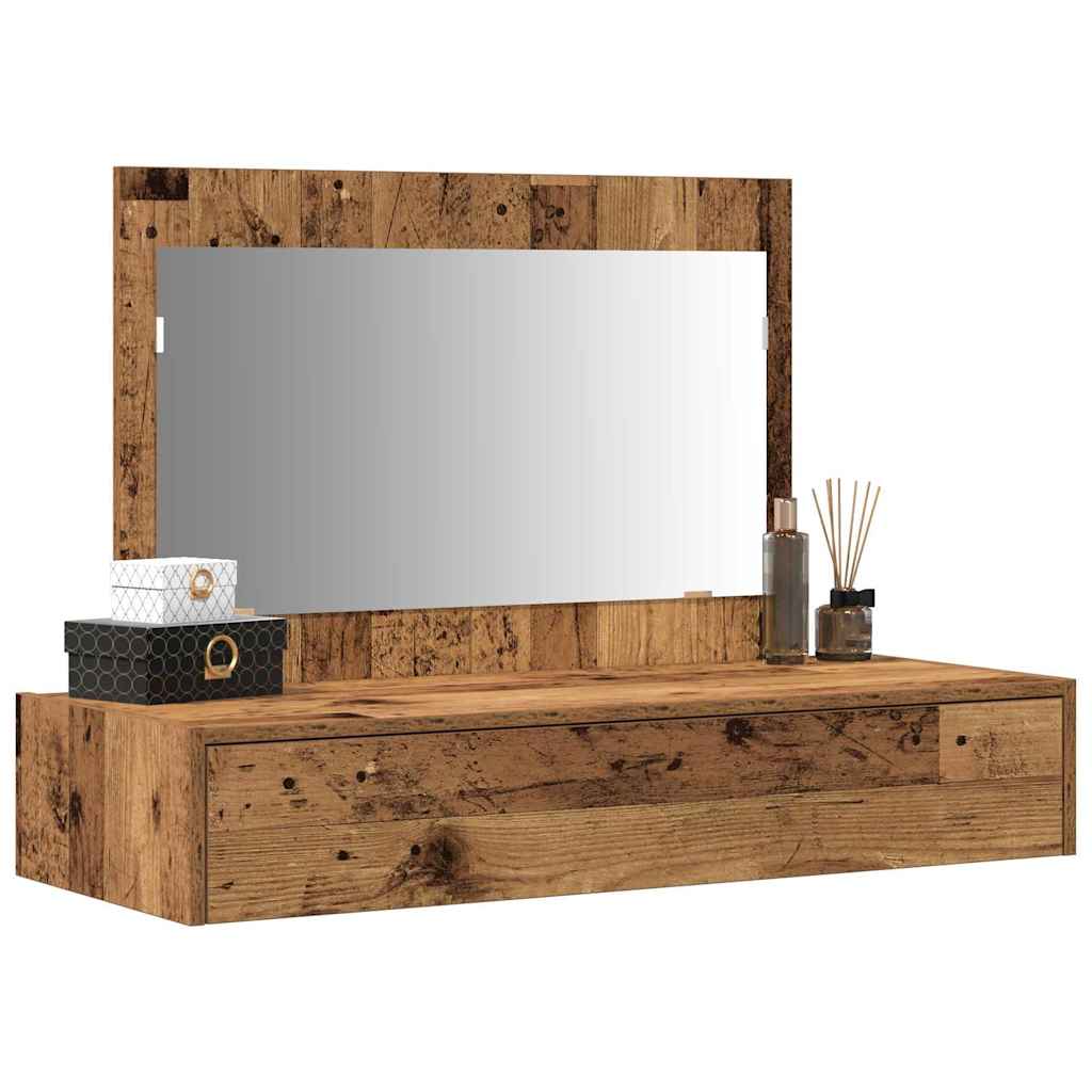 Tualetes galdiņš Brūns 100 x 40 x 70 cm Apstrādāta koksne