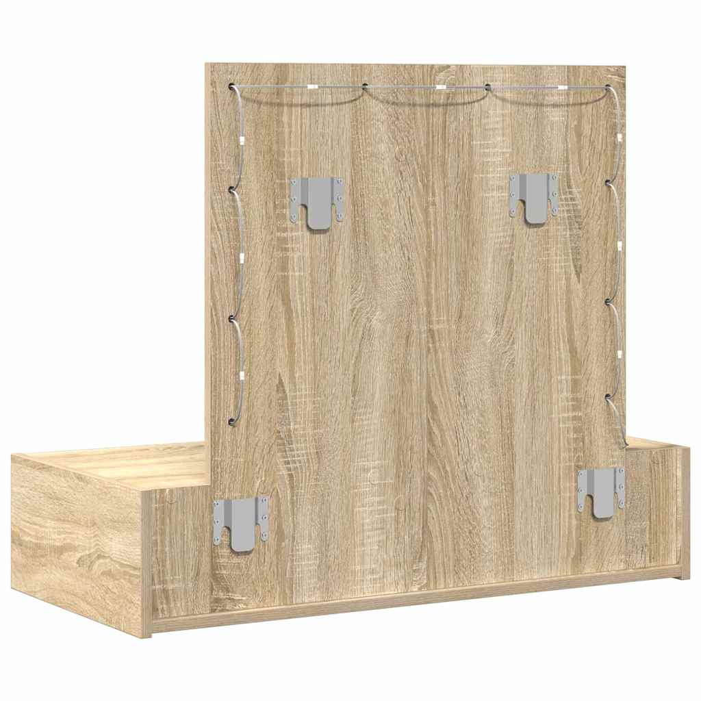 Makiažo stalas su stalčių Ruda 83 x 40 x 70 cm Apdirbta mediena