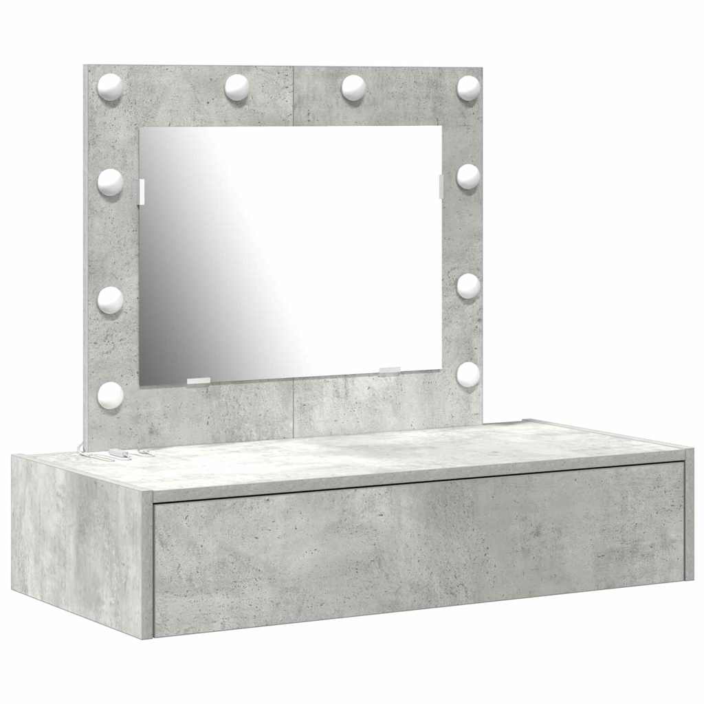 Dressing Table Grey 83 x 40 x 70 cm Engineered Wood