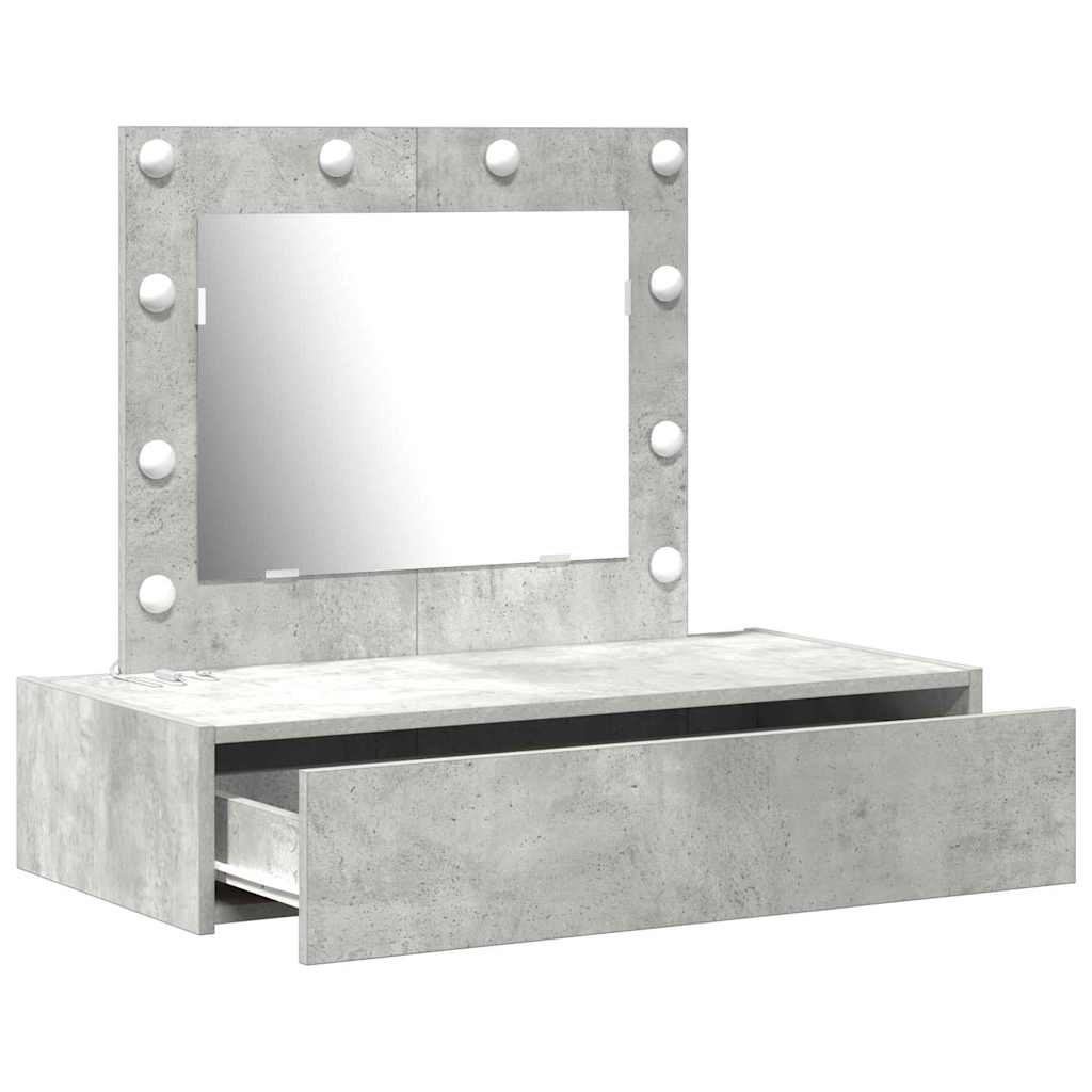 Dressing Table Grey 83 x 40 x 70 cm Engineered Wood