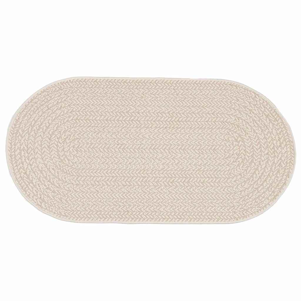 Kilimas ZIZUR Kreminė 150 x 80 cm Polipropilenas